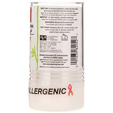 THAI Natural Crystal Deodorant Stick (4.25 Ounces)