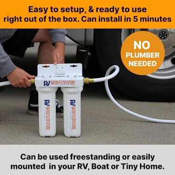 Premium RV Water Filter System for Better Tasting Water