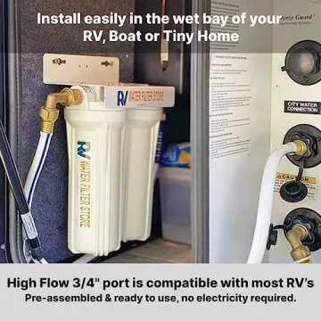 Premium RV Water Filter System for Better Tasting Water