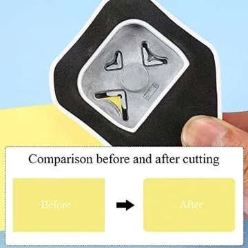 LOONENG 3 Way Corner Rounder Punch for Paper Crafts