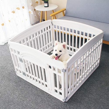 Adjustable Pet Playpen for Small Dogs Perfect Indoor and Outdoor Fence
