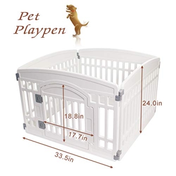 Premium Pet Playpen for Small Dogs Easy Setup & Safe