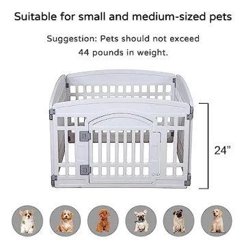 Premium Pet Playpen for Small Dogs Easy Setup & Safe