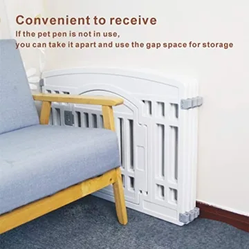 Premium Pet Playpen for Small Dogs Easy Setup & Safe