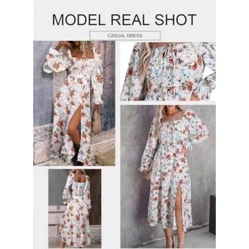 Stylish BLENCOT Women's Floral Wrap Dress for Every Occasion