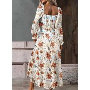 Stylish BLENCOT Women's Floral Wrap Dress for Every Occasion