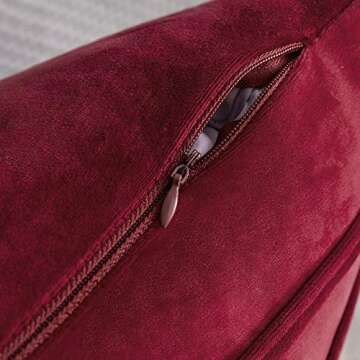 Woaboy Striped Velvet Pillow Covers for Cozy Decor