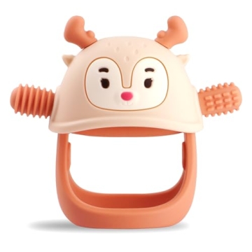 Smily Mia Teething Mittens - Safe Silicone Chew Toys for Infants