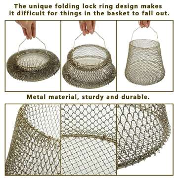 CYEAH Durable Egg Basket Set of 2 for Fresh Eggs