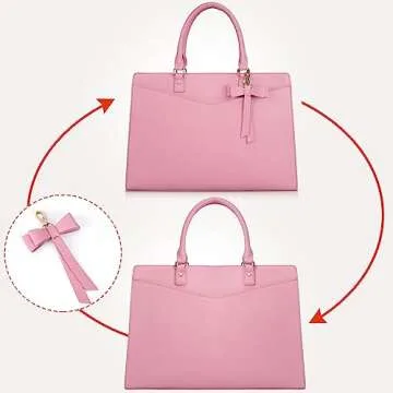 Stylish RAINSMORE Laptop Bag for Women - Waterproof & Chic