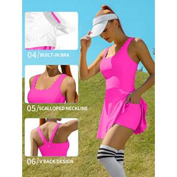 ATTRACO Women’s Tennis Dress - Stylish Athletic Outfit