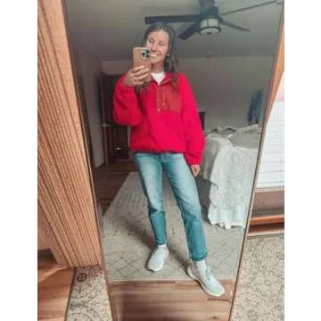 Lightweight Fleece Pullover Jacket for Women