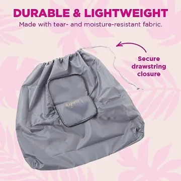 Miamica Foldable Travel Laundry Bag – Durable & Lightweight