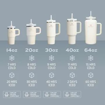 Stanley Quencher H2.0 Tumbler with Handle & Straw 30 oz | Twist On 3-Way Lid | Cupholder Compatible for Travel | Insulated Stainless Steel Cup | BPA-Free | Mist