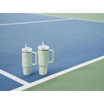 Stanley Quencher H2.0 Tumbler with Handle & Straw 30 oz | Twist On 3-Way Lid | Cupholder Compatible for Travel | Insulated Stainless Steel Cup | BPA-Free | Mist