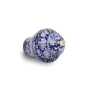 Charming BALIOS Blue and White Ginger Jar for Home Decor