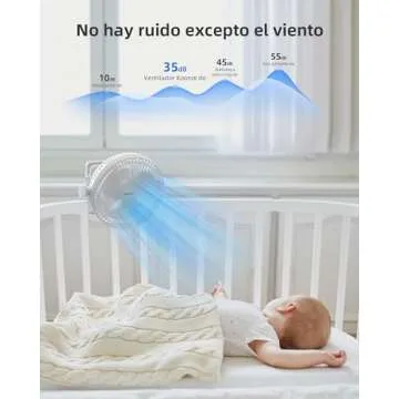 Koonie Rechargeable Portable Fan 10000mAh - 4 Speeds