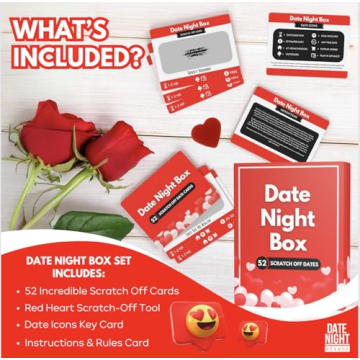 Date Night Box - 52 Scratch-Off Ideas for Couples
