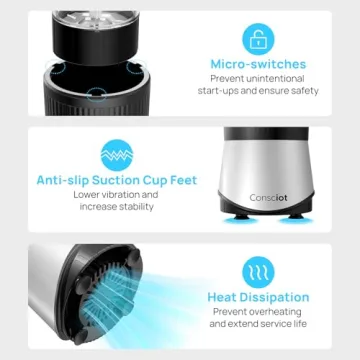 Consciot CB08 11-Piece Powerful Kitchen Blender