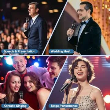 Professional Wireless Microphone Set for Karaoke and Events