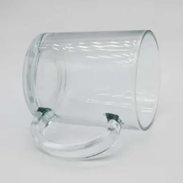 Customizable 11oz Sublimation Glass Mug Set of 6