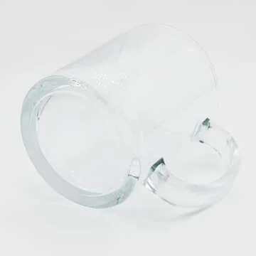 Customizable 11oz Sublimation Glass Mug Set of 6