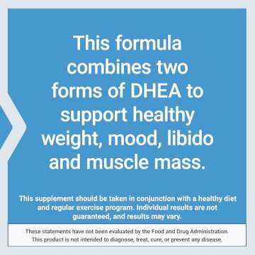 Life Extension DHEA Complete with 7-Keto - Maximize Support of Healthy Body Weight, Mood, Lean Muscle Mass, Libido & More - Non-GMO, Gluten-Free, Vegetarian - 60 Capsules