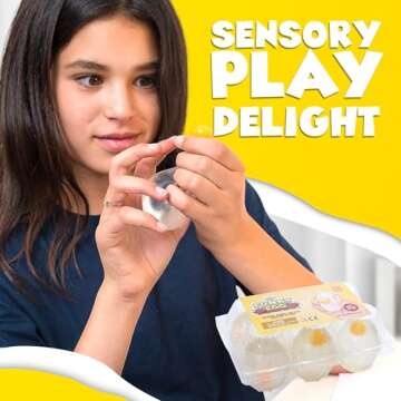 Funky Egg Splat Ball Squishies for Easter Fun