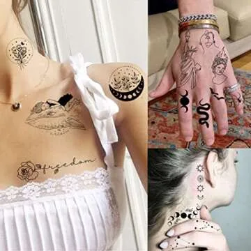 Minimalism Temporary Tattoos - 220+ Designs for All