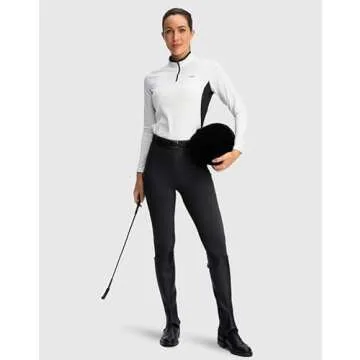 SANTINY Women's Horse Riding Pants with Silicone Grip