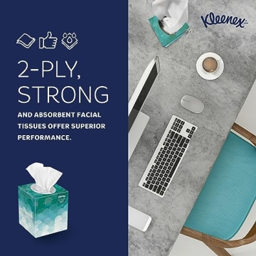 Kleenex Professional Facial Tissue - Premium Quality Bulk Pack
