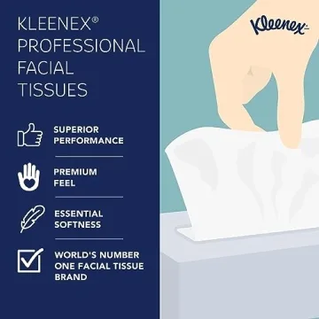 Kleenex Professional Facial Tissue - Premium Quality Bulk Pack