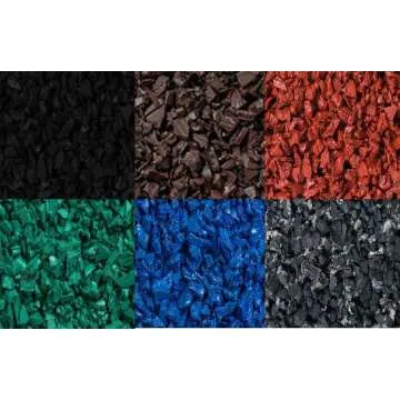 Playsafer Rubber Mulch Nuggets Protective Flooring for Playgrounds, Swing-Sets, Play Areas, and Landscaping (40 LBS - 1.55 CU. FT., Black)