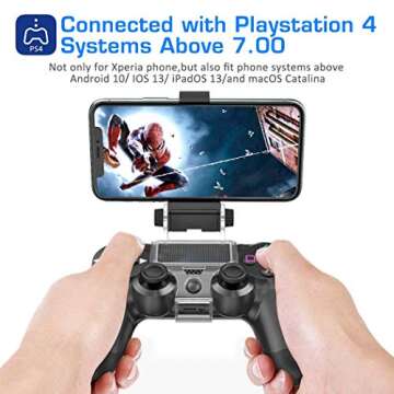 OIVO PS4 Phone Mount Clip for Ultimate Mobile Gaming