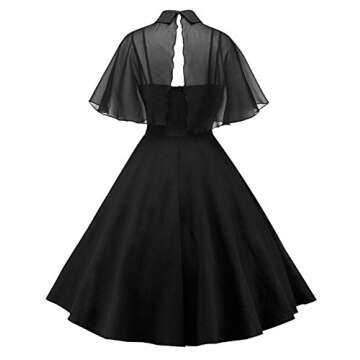 GownTown Women's Vintage 1950s Cloak Two-Piece Cocktail Dress - Perfect for All Occasions!