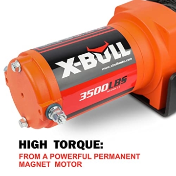 X-BULL 3500LBS Electric Winch for Towing ATV/UTV