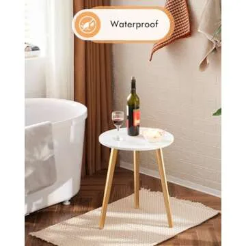 Apicizon Round Side Table for Stylish Home Decor
