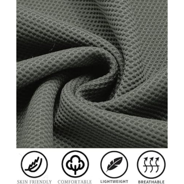 COOFANDY Men's Stylish Waffle Hoodie & Sweatpants Set