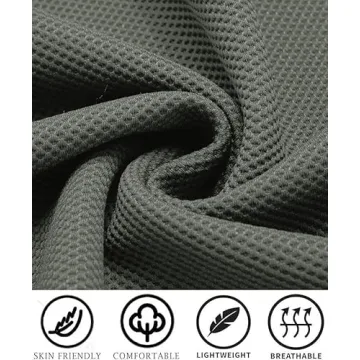 COOFANDY Men's Stylish Waffle Hoodie & Sweatpants Set