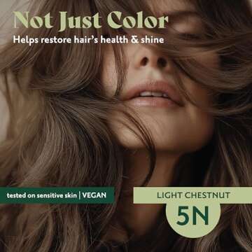 Herbatint Permanent Hair Dye - 5N Light Chestnut for Women