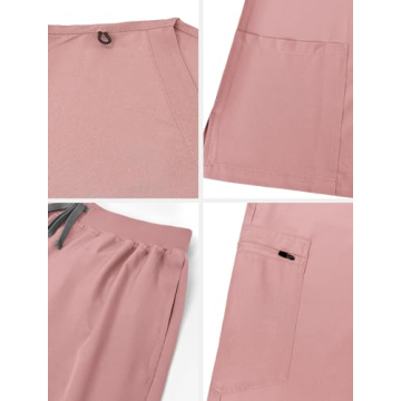 Comfortable V-Neck Scrubs Set for Women - Stylish & Durable