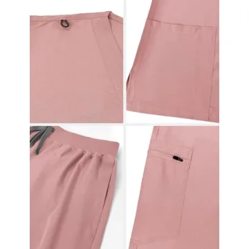 Comfortable V-Neck Scrubs Set for Women - Stylish & Durable