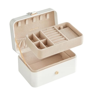 Compact Jewelry Box for Travel and Organizing Jewelry