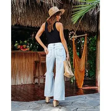 SANDERY Tank Tops for Women Ribbed Sleeveless V Neck Fitted Top Slim Racerback Basic Cami Shirt Summer Tanks Black XL