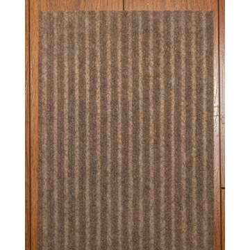 Natural Area Rugs - Carpet Stair Tread, Halton Collection, Non Skid Rubber Backed, Beige 9" x 29" (13 Treads) Non-Slip Pet-Friendly Tread, DIY Easy to Install