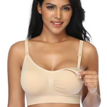 GXXGE Comfortable Nursing Bras for Breastfeeding Moms