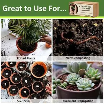 Legigo 6 Pack Premium Coco Coir Brick for Plants