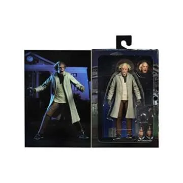 Ultimate Doc Brown Figure from Back to The Future | NECA