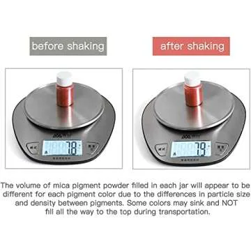 Mica Powder for Epoxy Resin, 32 Colors Mica Pigment Powder Set for Resin Art, Lip Gloss, Soap Making Dye, Slime and DIY Craft (5g/0.18oz Each Bottle)