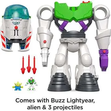 Fisher-Price Imaginext Disney Toy Story Buzz Lightyear Robot Playset